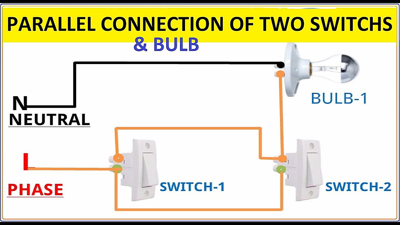 How To Connect Two Switches In Parallel