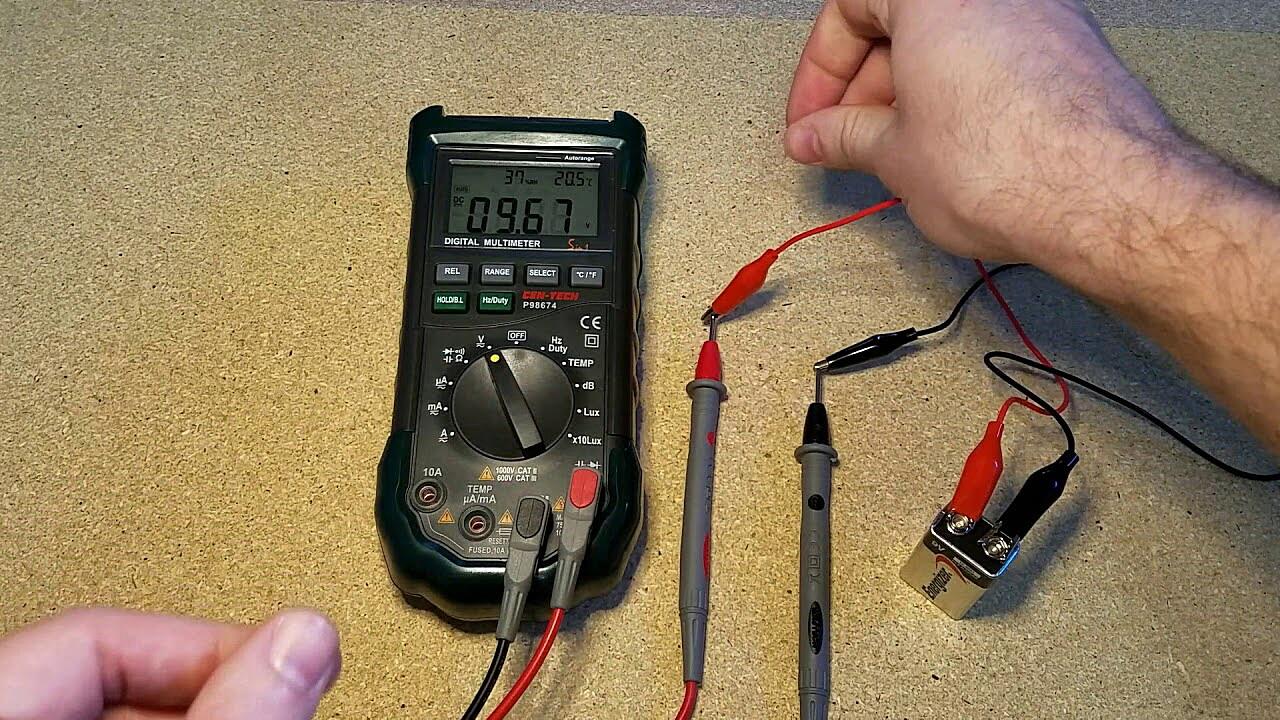 How To Test If A Dc Wire Is Live With A Multimeter