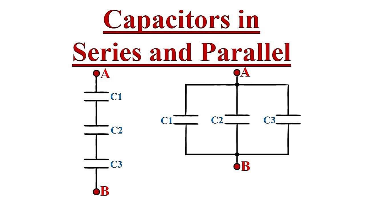 How to know if a capacitor is series or parallel