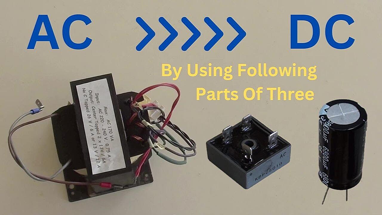 Which electrical equipment cannot convert AC into DC